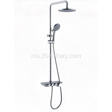 Baru Mewah Wall Mounted Wood Shower Faucet Set